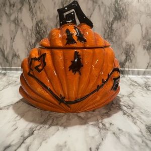 Blue Sky Halloween cookie jar, New